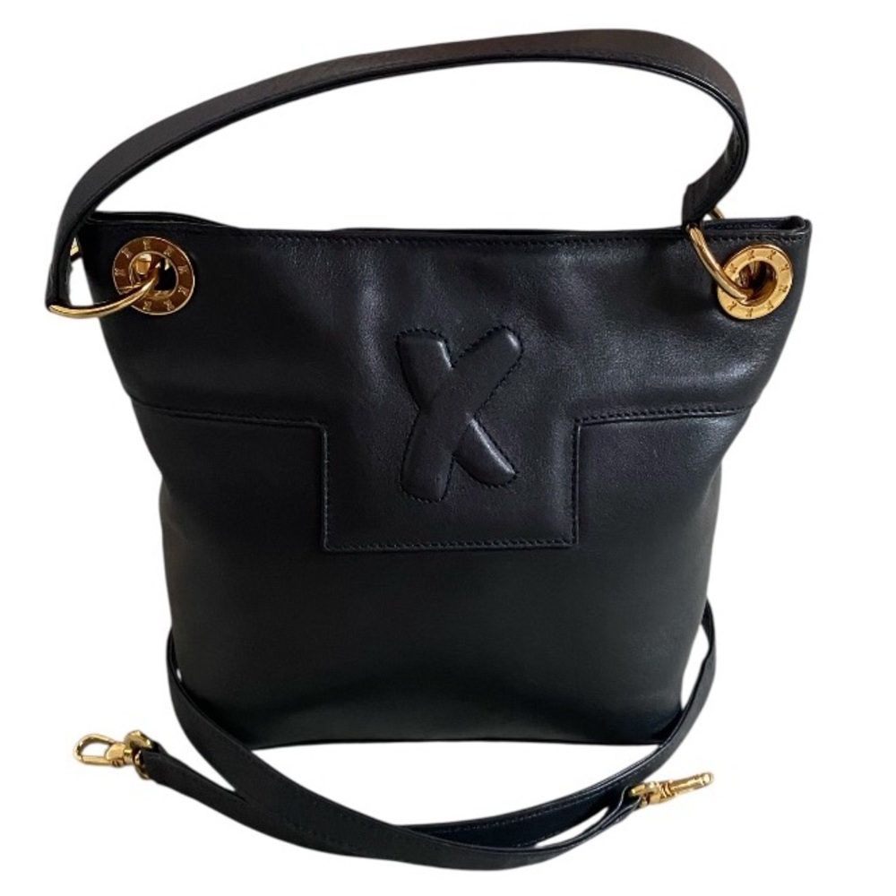 Paloma Picasso vintage leather small satchel-Made in Italy